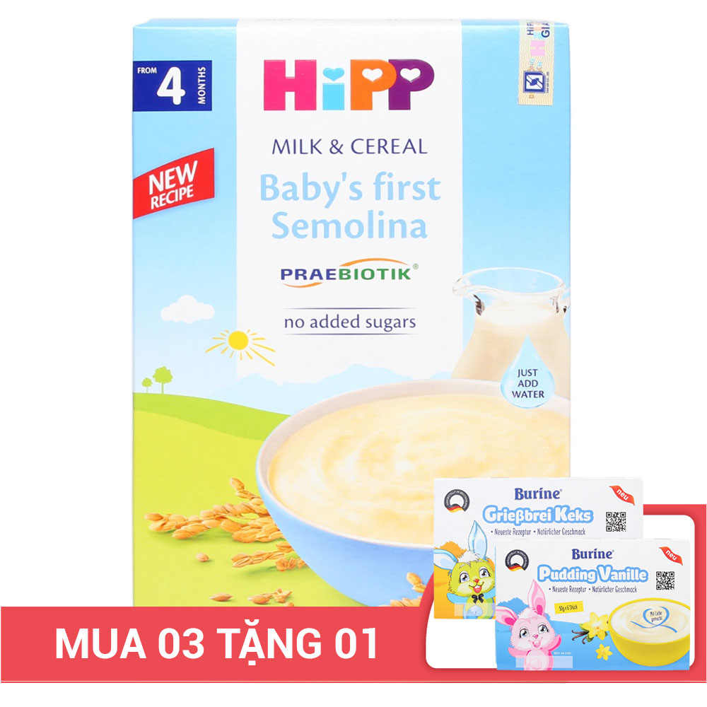 Bột ăn dặm Gerber lúa mì mật ong