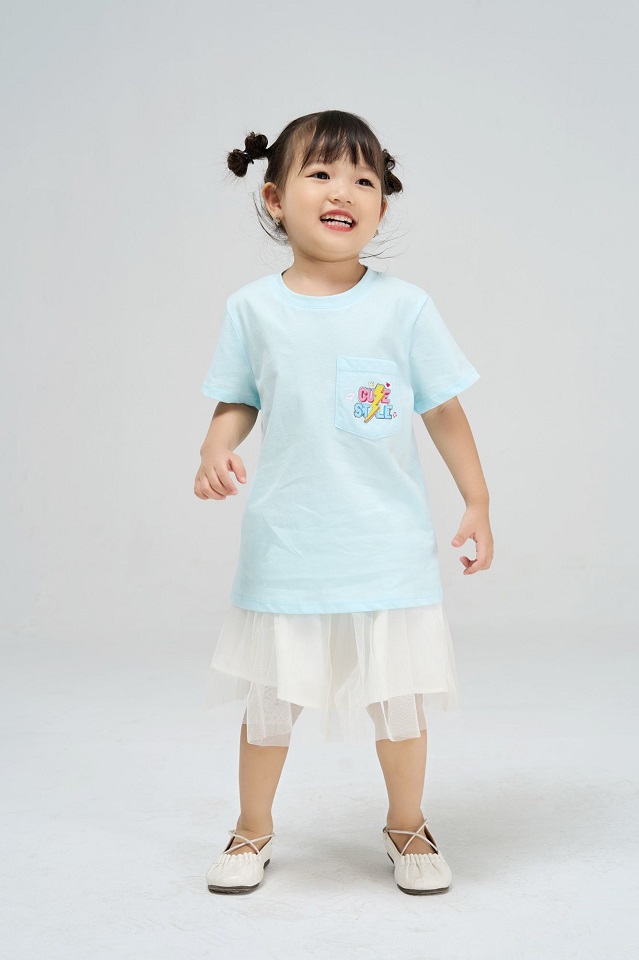 Áo polo trẻ em cafe bo trơn